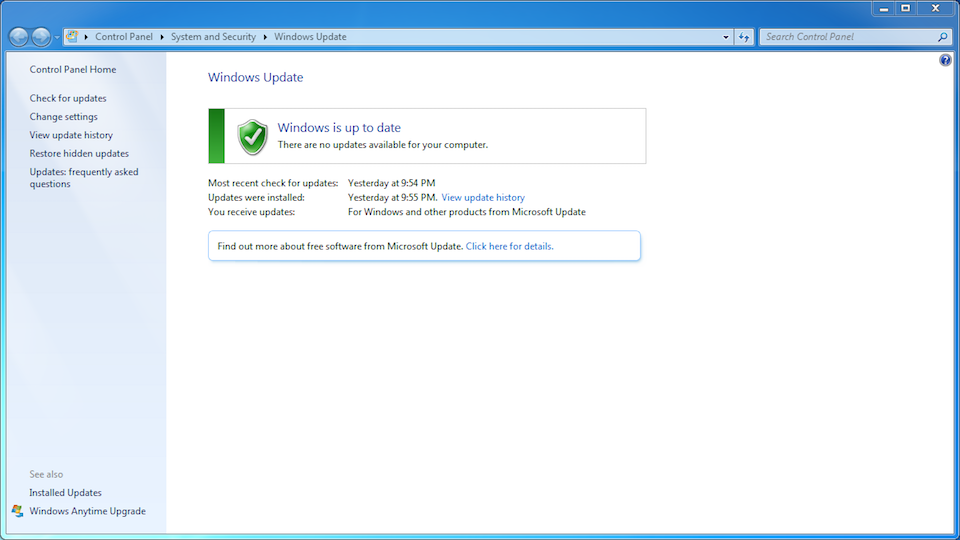 Cập nhật hệ điều hành