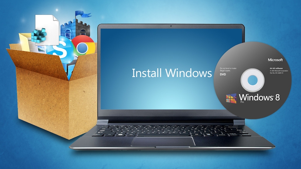Cài lại hệ điều hành Windows mới