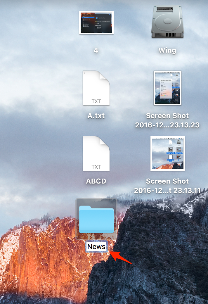Sau đó thực hiện việc đặt tên thư mục mới tạo
