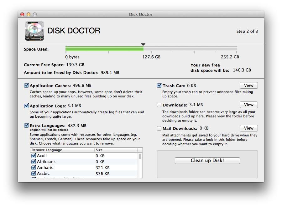 Những ứng dụng cần thiết cho Macbook bạn nên dùng Những ứng dụng cần thiết cho Macbook - Disk Doctor