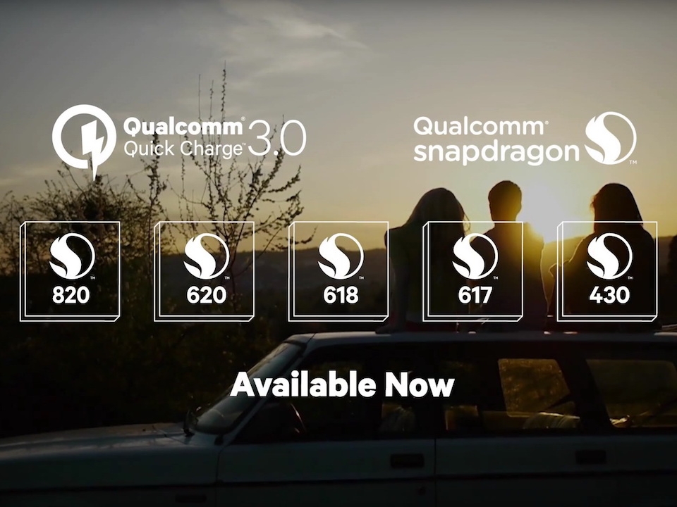 Công nghệ sạc nhanh Quick Charge 3.0 giúp giảm thời gian sạc pin.