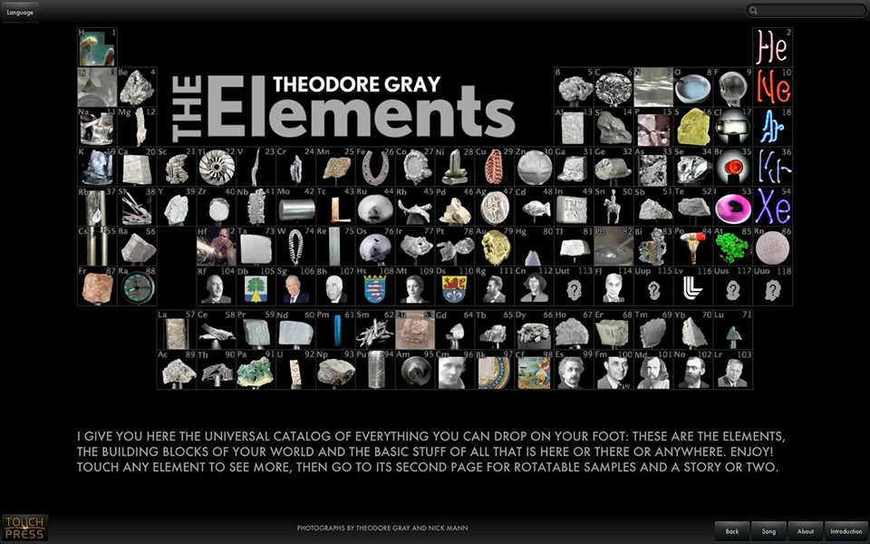 Ứng dụng học hóa học The Elements