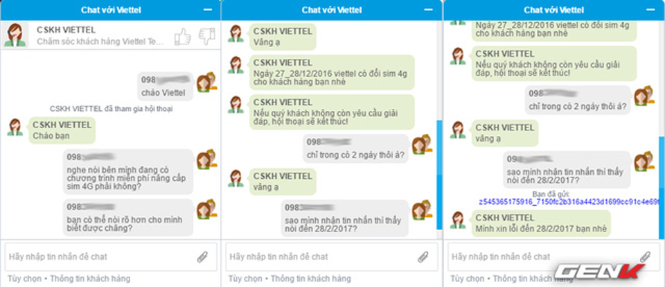 Xác nhận lại thông tin