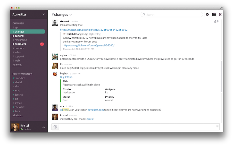 Top 5 phần mềm chat trên máy tính miễn phí Ứng dụng Slack.