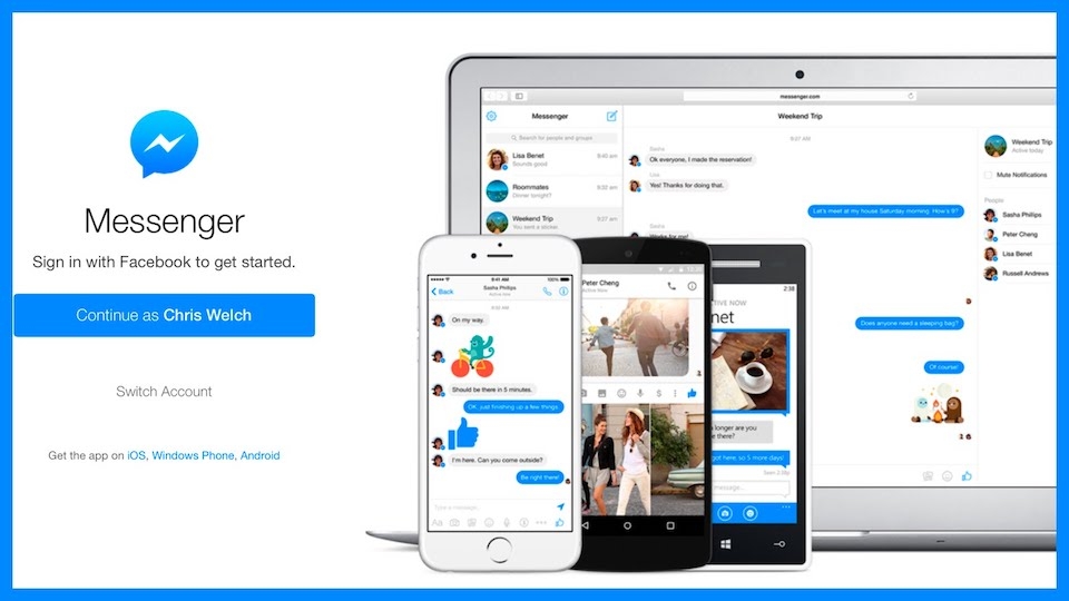 Top 5 phần mềm chat trên máy tính miễn phí Ứng dụng Facebook Messenger trên máy tính.