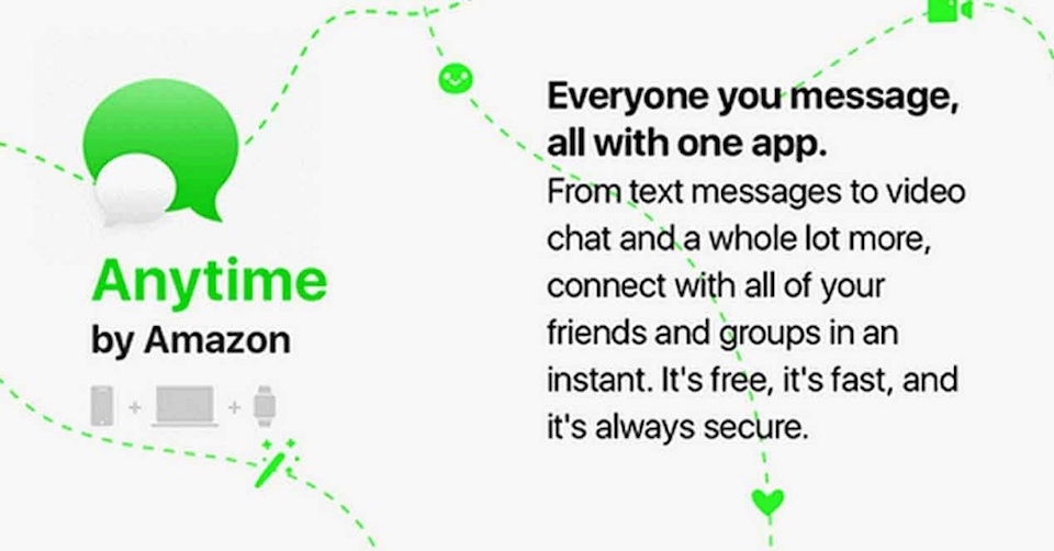 Anytime dự kiến sẽ là ứng dụng nhắn tin được tích hợp nhiều tính năng.