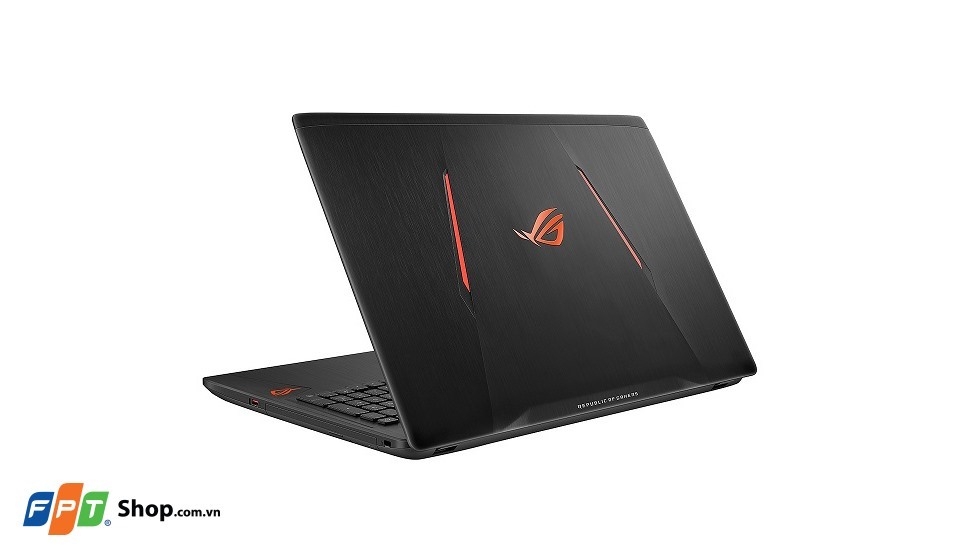 Thiết kế mặt sau của laptop Asus GL553