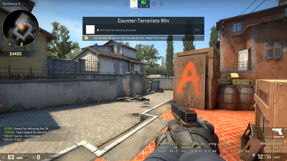 Trải nghiệm tuyệt vời khi trải nghiệm Counter-Strike: Global Offensive trên laptop Asus GL553VD