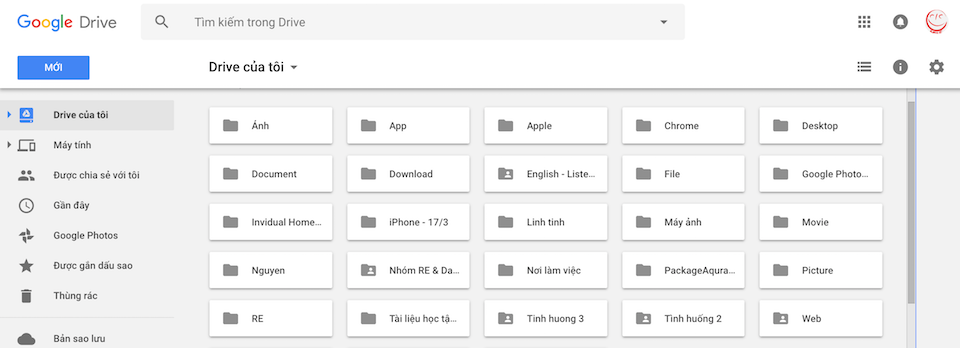 Những mẹo sao lưu dữ liệu giúp tiết kiệm dung lượng Nên sắp xếp các thư mục một cách khoa học.