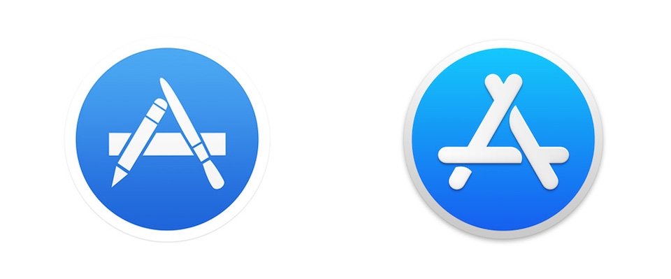 Biểu tượng kho ứng dụng App Store được làm mới.
