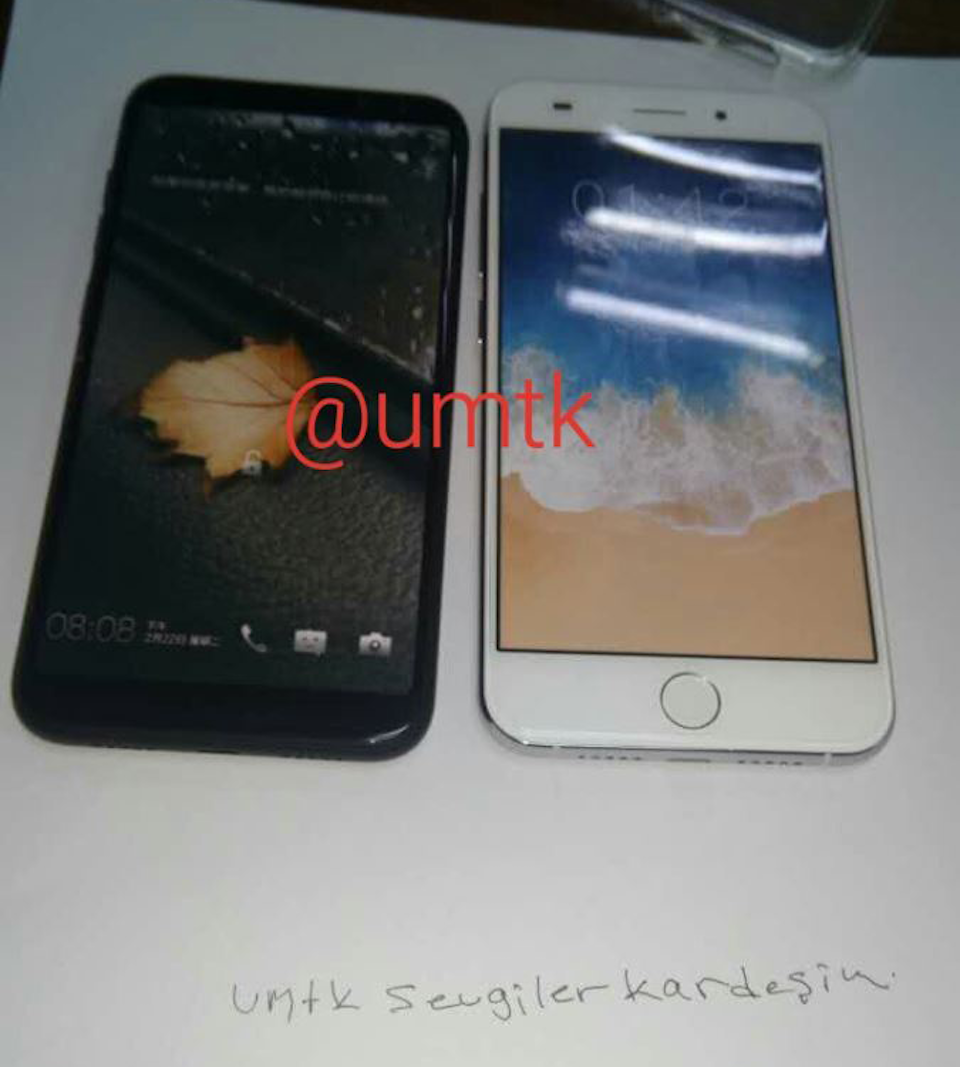Thử nghiệm tính năng vô hiệu hóa tạm thời Touch ID Hình ảnh thực tế bị rò rỉ của iPhone 8 gần đây.