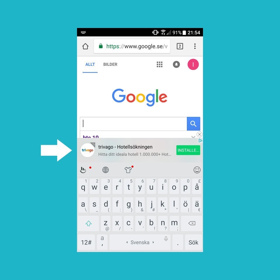 Bàn phím TouchPal trên một số điện thoại Android bắt đầu xuất hiện quảng cáo khó chịu.