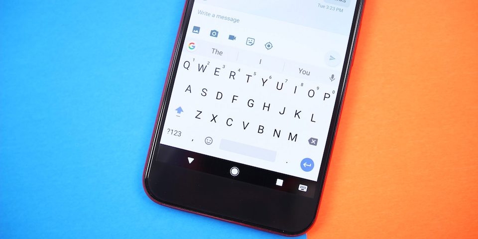 Bàn phím Gboard do Google phát triển.