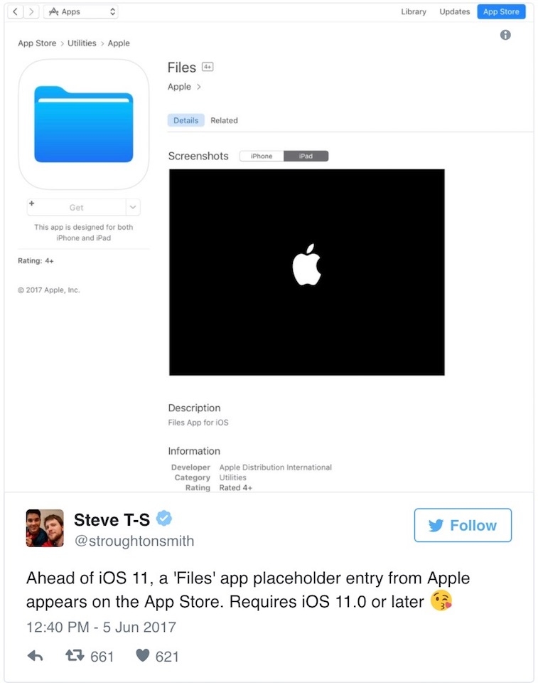 Phát hiện ứng dụng mới cho iOS 11 trên App Store Ứng dụng mới tên