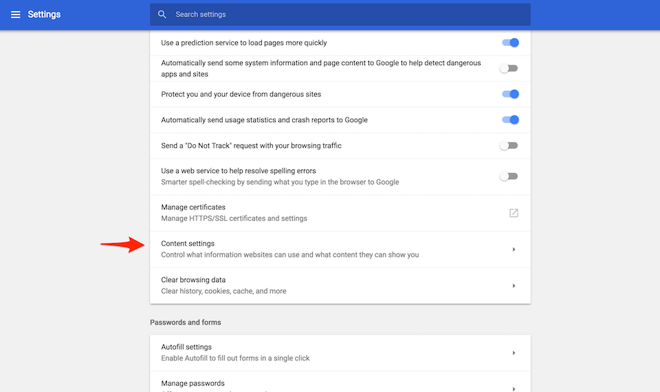 Cách tắt thông báo trên trình duyệt Google Chrome 3
