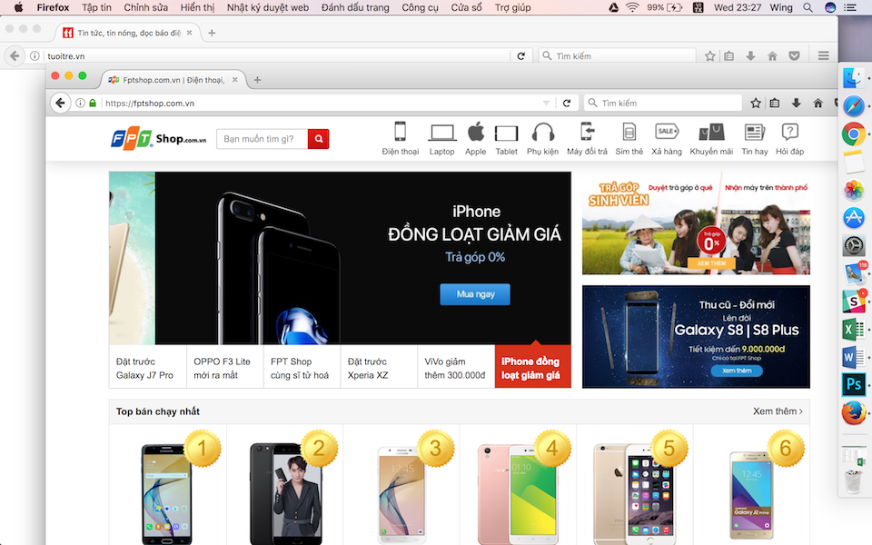 Cách gộp nhiều cửa sổ trong Firefox lại thành một Gộp cửa sổ theo cách thủ công