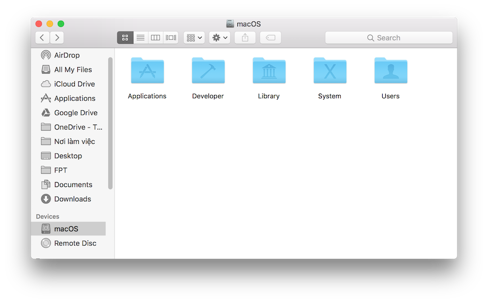 Truy cập vào thư mục Library trong ổ cứng máy tính.