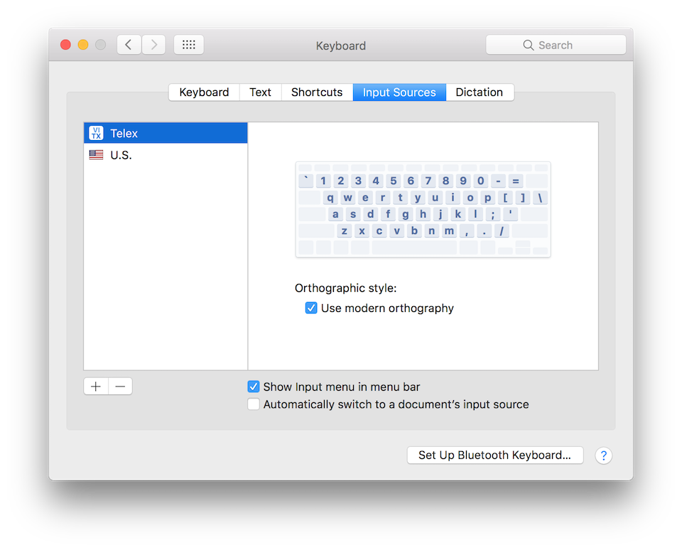 Cách thêm bàn phím tiếng Việt trên hệ điều hành macOS Lúc này, bàn phím tiếng Việt đã được thêm vào máy tính.