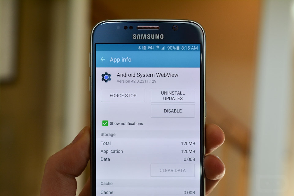 Google đã cải tiến WebView trên smartphone Android WebView trên smartphone Androdi