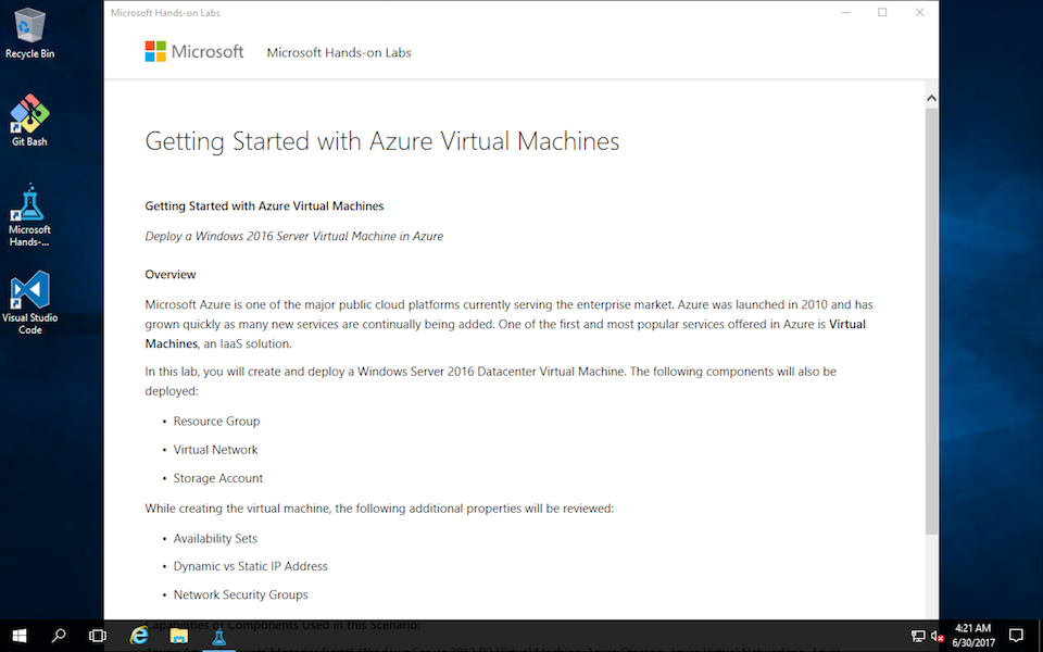Hướng dẫn tạo VPS miễn phí của Microsoft Màn hình chính của VPS