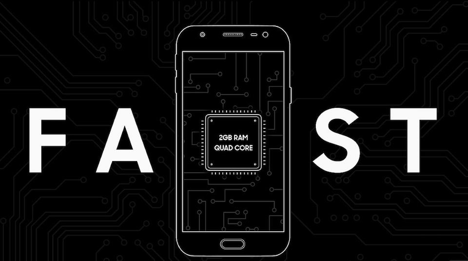 Galaxy J3 Pro sử dụng giao diện Grace UX trực quan, đẹp mắt và dễ sử dụng.