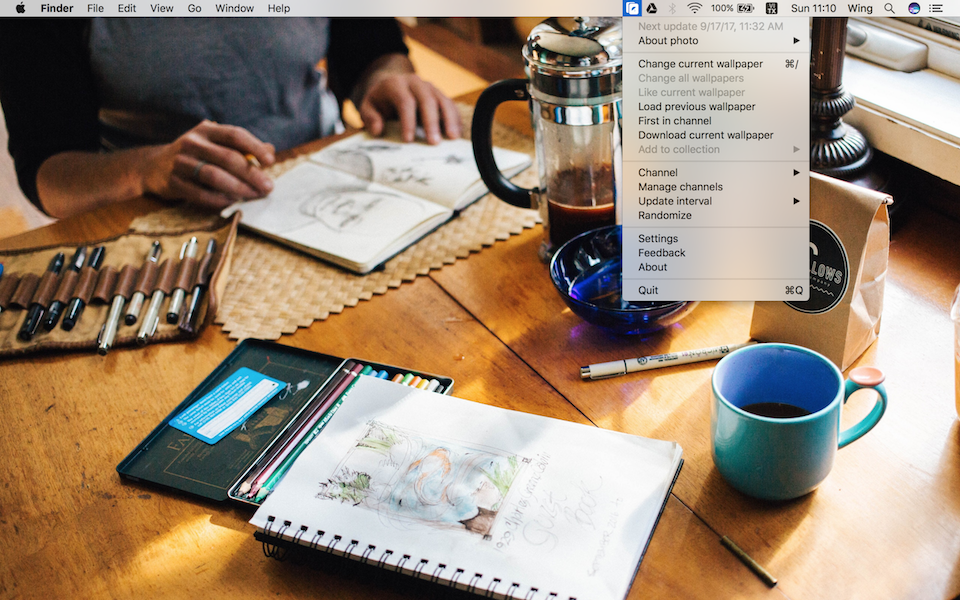 Mời tải về ứng dụng thay đổi hình nền macOS Irvue có rất nhiều hình nền đẹp và hỗ trợ độ phân giải cao phù hợp với màn hình Macbook.