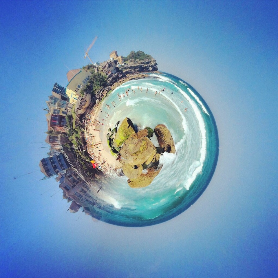 Tạo hiệu ứng hành tinh thu nhỏ