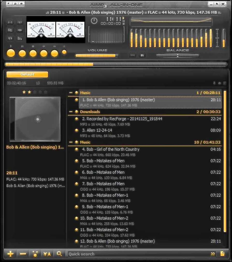 Phần mềm Aimp.ru.