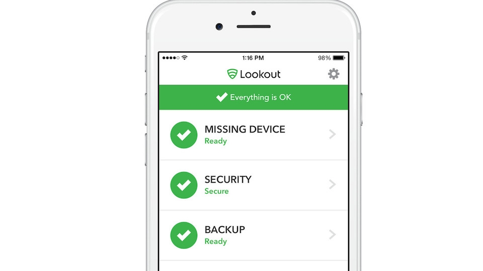 Những ứng dụng bảo mật cho iPhone tốt nhất hiện nay Ứng dụng bảo mật Lookout.