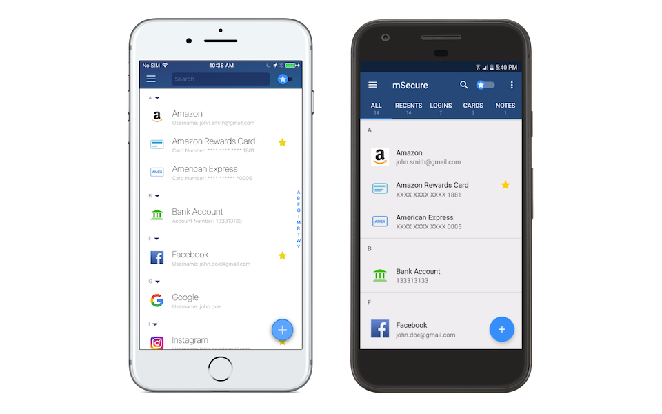 Những ứng dụng bảo mật cho iPhone tốt nhất hiện nay Ứng dụng bảo mật mSecure Password Manager.