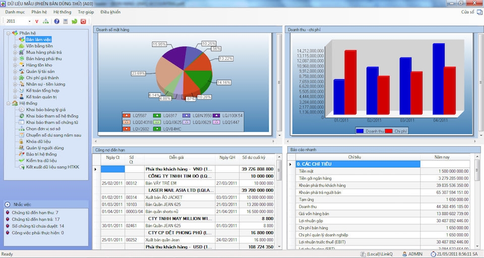 Phần mềm kế toán LinkQ