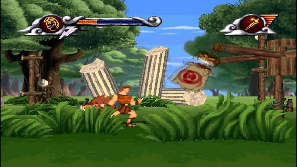 Top game kinh điển trên laptop không thể không chơi Tựa game Disney’s Hercules Action Game.