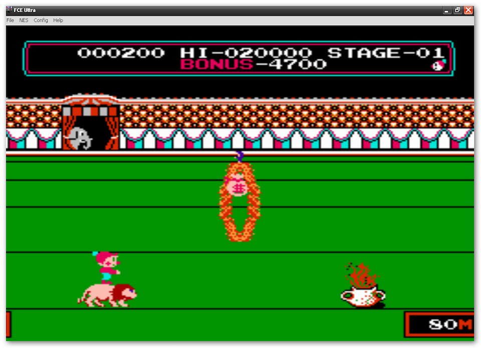 Những trò chơi điện tử gắn liền với tuổi thơ Tựa game xiếc thú vượt chướng ngại vật.