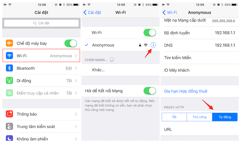3 thủ thuật iPhone siêu hay mà bạn nên biết Vào Cài đặt > Wifi