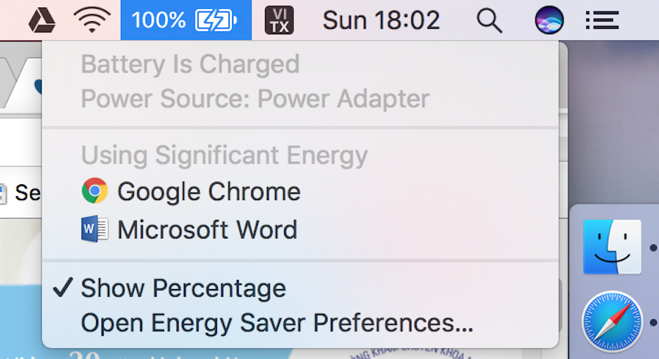 Những cách tiết kiệm pin cho Macbook hiệu quả Kiểm tra ứng dụng đang ngốn nhiều pin nhất