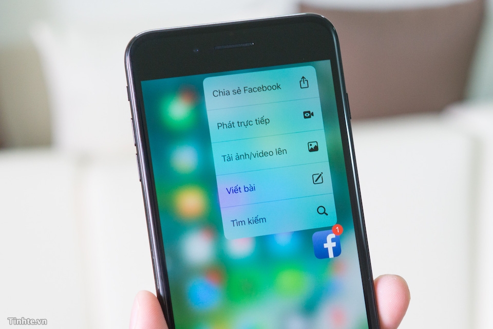 Những điều hữu ích mà tính năng 3D Touch mang lại Thao tác với ứng dụng nhanh hơn