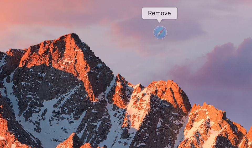 Xóa nhanh icon bằng cách kéo thả