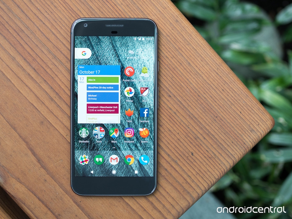Giao diện của Pixel XL thuần Android gốc