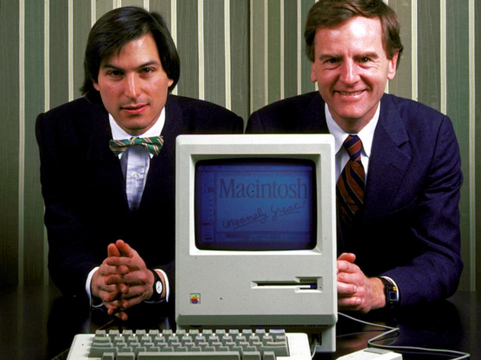 Steve Jobs xem chuyện nghỉ việc tại Apple là may mắn Steve Jobs và John Sculley