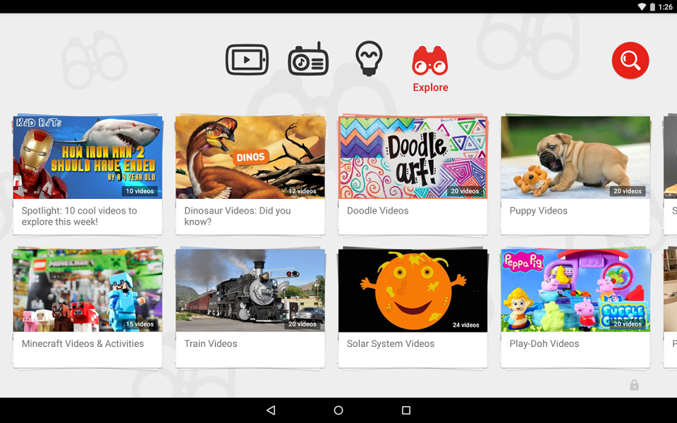 Sử dụng ứng dụng YouTube Kids để kiểm soát nội dung tốt hơn