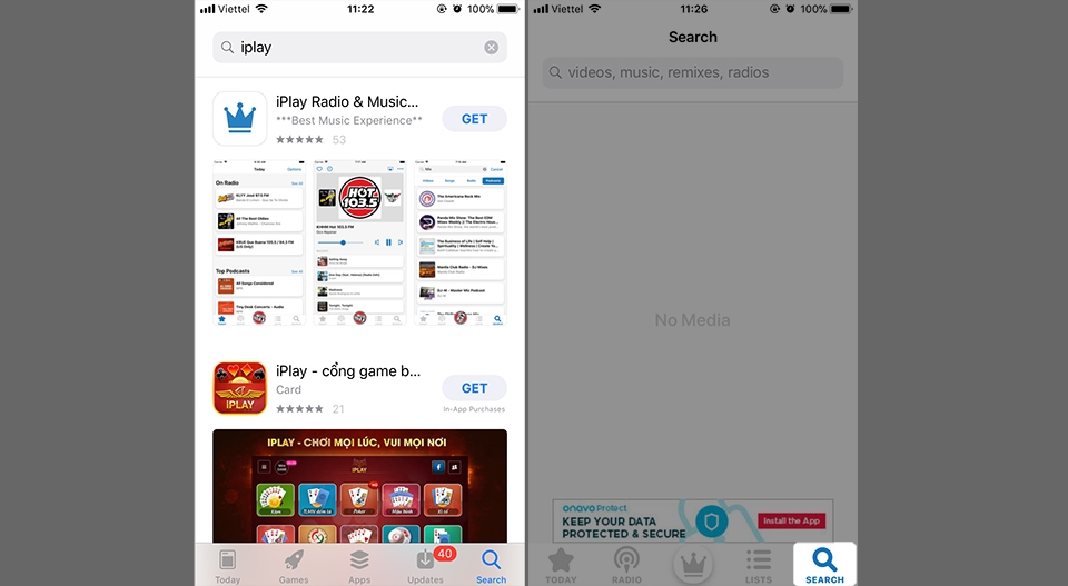 Hướng dẫn nghe nhạc, xem YouTube Offline trên iPhone! (Ảnh 2) Hướng dẫn nghe nhạc, xem YouTube Offline trên iPhone! (Ảnh 2)