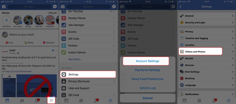 3 bước tiếtkiệm pin khi sử dụng Facebook trên iPhone (Ảnh 2)