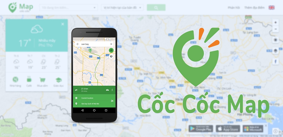 Cốc Cốc Map vừa ra mắt cho tìm cả quán trà đá, vá xe! (Ảnh 1)