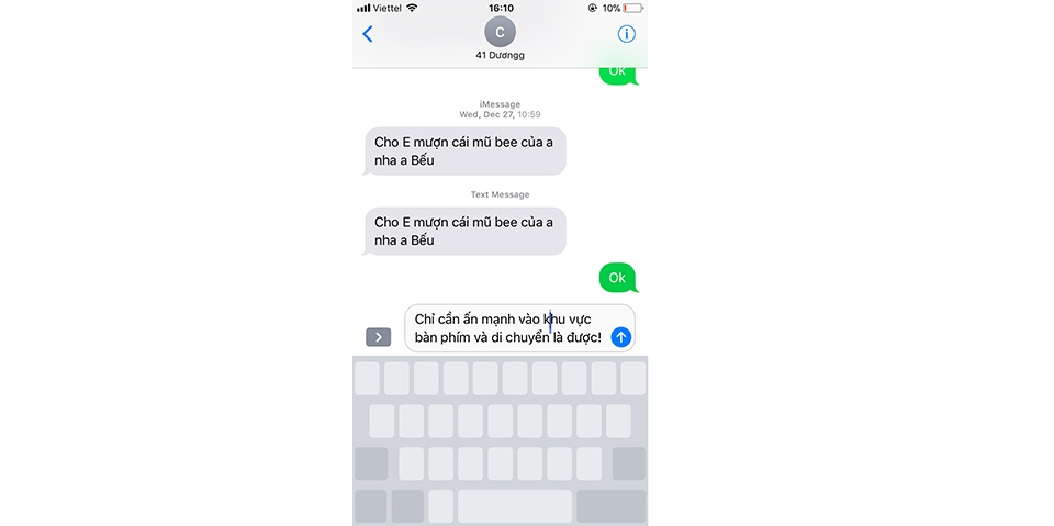 Thủ thuật giúp bạn nhắn tin nhanh hơn hơn trên iPhone (Ảnh 2)