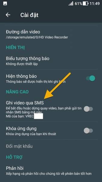 Thủ thuật quay video một cách bí mật trên Android! (Ảnh 6) Thủ thuật quay video một cách bí mật trên Android! (Ảnh 6)