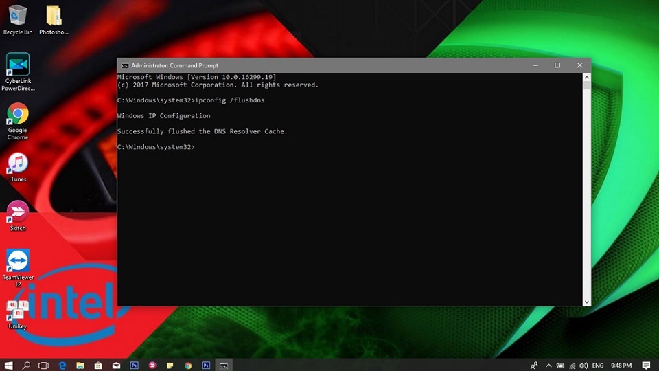 Hướng dẫn tăng tốc độ mạng internet bằng CMD đơn giản (Ảnh 5) Hướng dẫn tăng tốc độ mạng internet bằng CMD đơn giản (Ảnh 5)