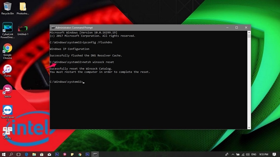Hướng dẫn tăng tốc độ mạng internet bằng CMD đơn giản (Ảnh 6) Hướng dẫn tăng tốc độ mạng internet bằng CMD đơn giản (Ảnh 6)