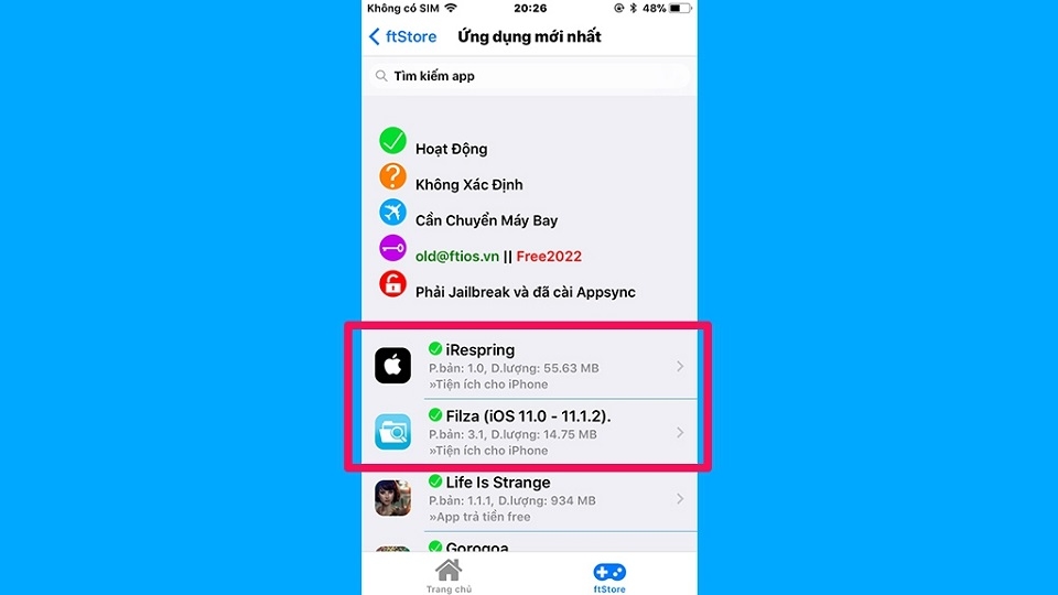 Thay đổi dòng thông báo