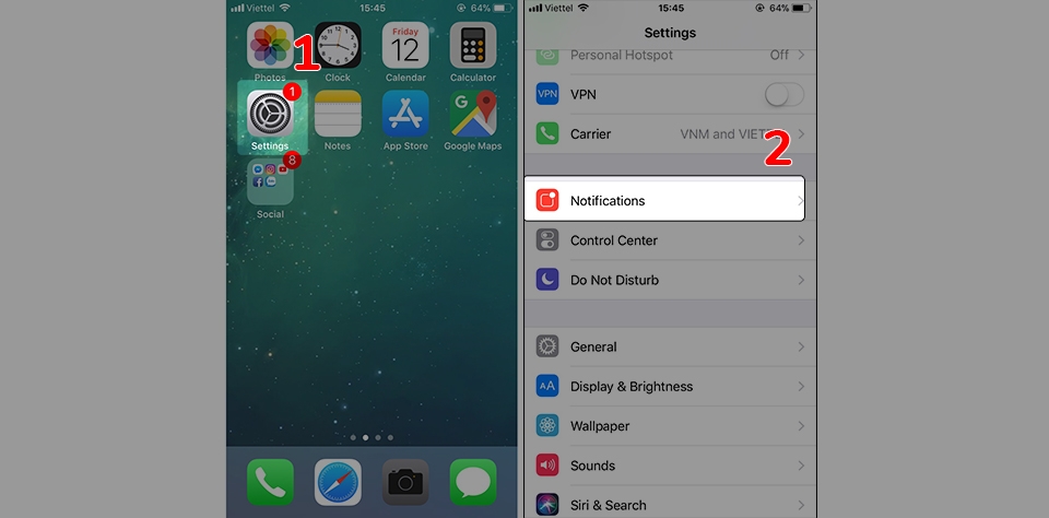 Tắt biểu tượng số màu đỏ trên các ứng dụng của iPhone (Ảnh 2)