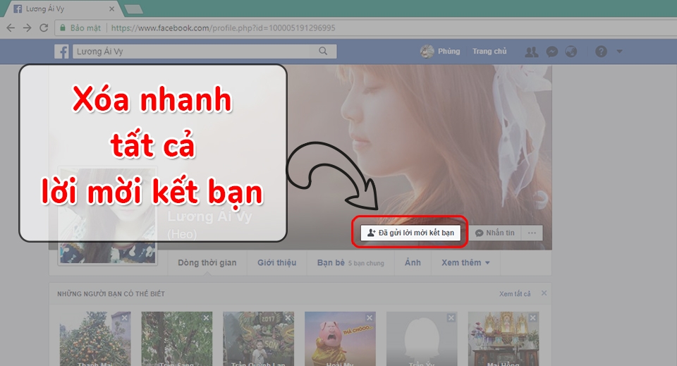 Xóa lời mời kết bạn Facebook gửi đi nhanh chóng! (Ảnh 1)
